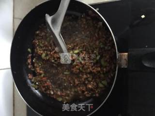 芦笋肉末拌面的做法步骤：3