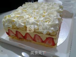 奶油草莓蛋糕的做法步骤：1
