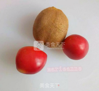 双桃果汁的做法步骤：1