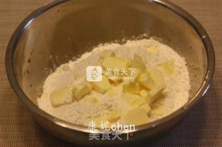 蔓越莓司康的做法步骤：2