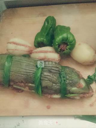 肉憋茄的做法步骤：2