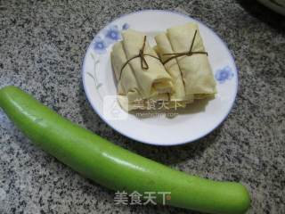 长瓜面结汤的做法步骤：1