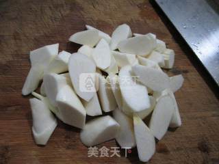 茭白炒花螺的做法步骤：2