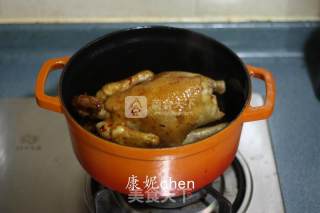 辣酱炒鸡的做法步骤：7