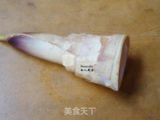 竹笋炒火腿的做法步骤：1