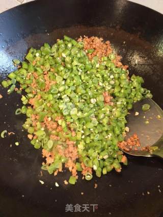 豆角肉末的做法步骤：8