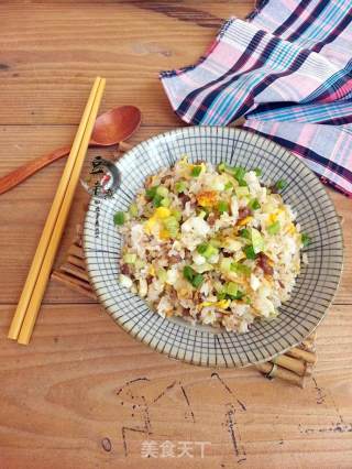 美味家常牛肉炒饭的做法步骤：9