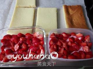 草莓盒子蛋糕的做法步骤：14