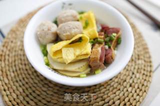 鱼肉丸三鲜的做法步骤：6