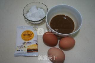 无油咖啡戚风蛋糕的做法步骤：1