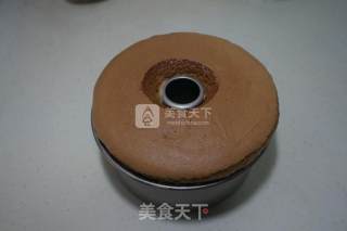 无油咖啡戚风蛋糕的做法步骤：15