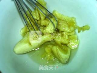 全麦香蕉饼的做法步骤：3