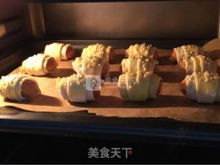 酥皮小火腿的做法步骤：10