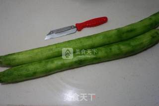 蒜茸丝瓜的做法步骤：2