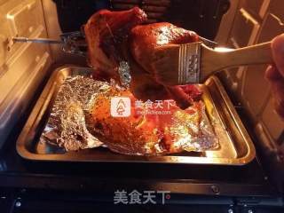 奥尔良香草烤整鸡的做法步骤：10