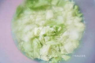 包菜炒饭的做法步骤：1