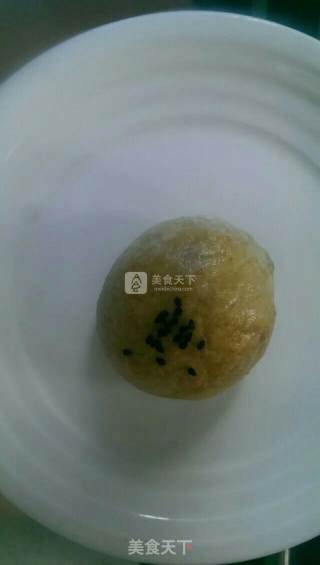 红豆蛋黄酥的做法步骤：8