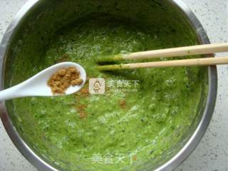 菠菜煎饼的做法步骤：4