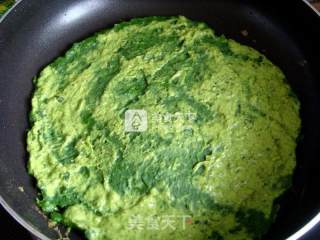菠菜煎饼的做法步骤：6
