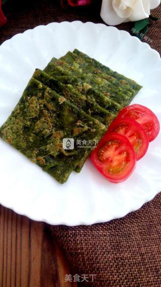 菠菜煎饼的做法步骤：10
