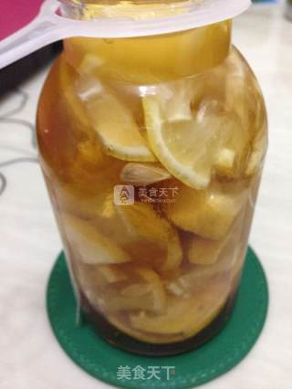 夏季解暑柠檬蜂蜜的做法步骤：3
