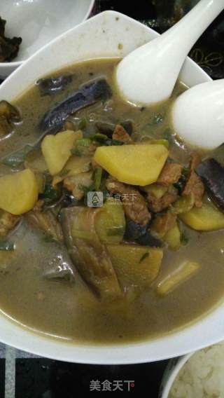 土豆炖茄子（东北特色）的做法步骤：10