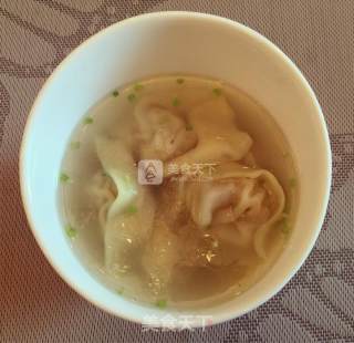 瑶柱虾仁大馄饨的做法步骤：6