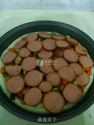 超过必胜客的烤肠披萨的做法步骤：8