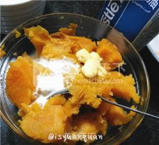 小朋友最爱的芝士焗红薯的做法步骤：3