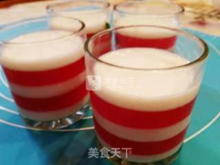 西瓜牛奶布丁的做法步骤：6
