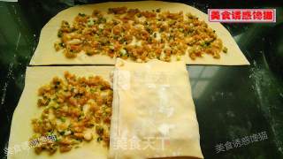 烙千层肉饼的做法步骤：11