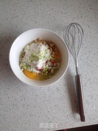 番茄芝士鸡蛋饼的做法步骤：2