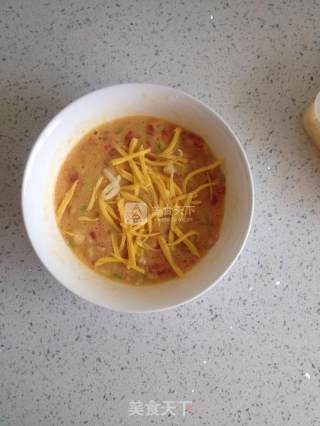 番茄芝士鸡蛋饼的做法步骤：3