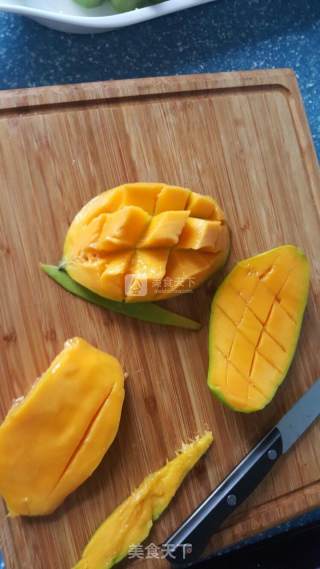 芒果炒大虾的做法步骤：7
