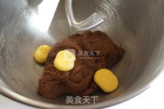 可可麻糬软欧的做法步骤：3