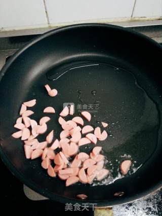 五彩焗饭的做法步骤：4