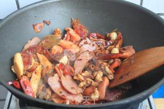 清理冰箱的料理——麻辣香锅的做法步骤：6