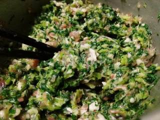 青青绿菜油油——菜肉馄饨的做法步骤：3
