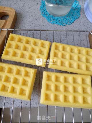 华夫饼蛋糕的做法步骤：16