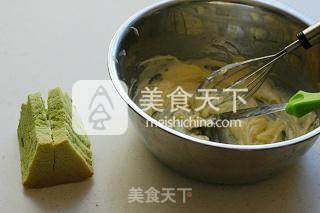 菠菜奶酪戚风蛋糕的做法步骤：13