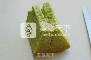 菠菜奶酪戚风蛋糕的做法步骤：14