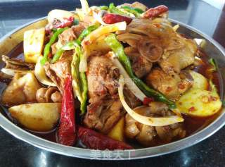 土豆烧鸡的做法步骤：5