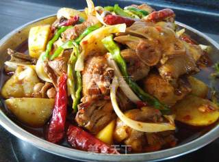 土豆烧鸡的做法步骤：6