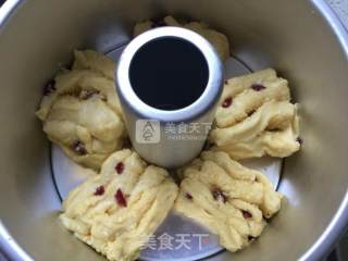 蔓越梅椰蓉手撕面包的做法步骤：15