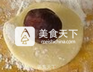 蛋黄酥的做法步骤：5