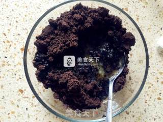 五色奥利奥芒果慕斯蛋糕的做法步骤：19