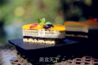 五色奥利奥芒果慕斯蛋糕的做法步骤：49