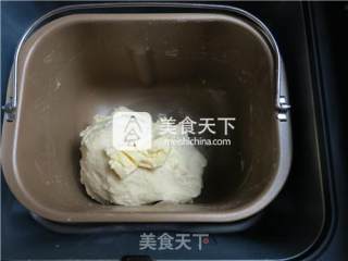 菠萝皮红豆牛奶吐司面包的做法步骤：5