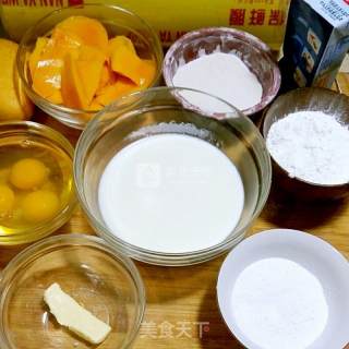 ^_^芒果班戟~~~的做法步骤：1