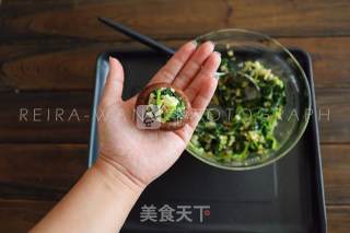 菠菜奶酪烤香菇的做法步骤：5